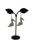 Dinosaur earrings