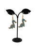 Dinosaur earrings