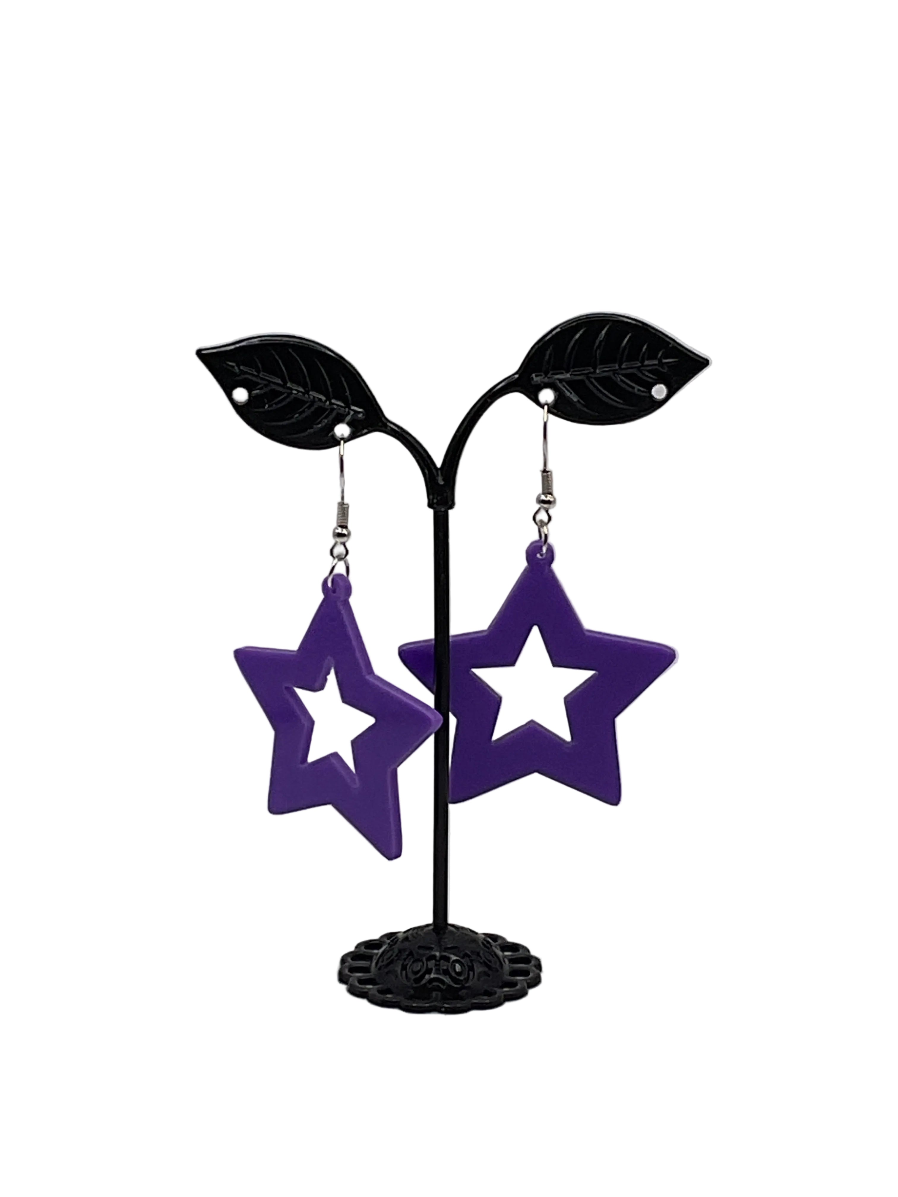 Lightning and Star Earrings