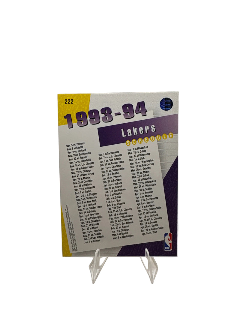 Upper Deck Los Angeles Lakers Team Card
