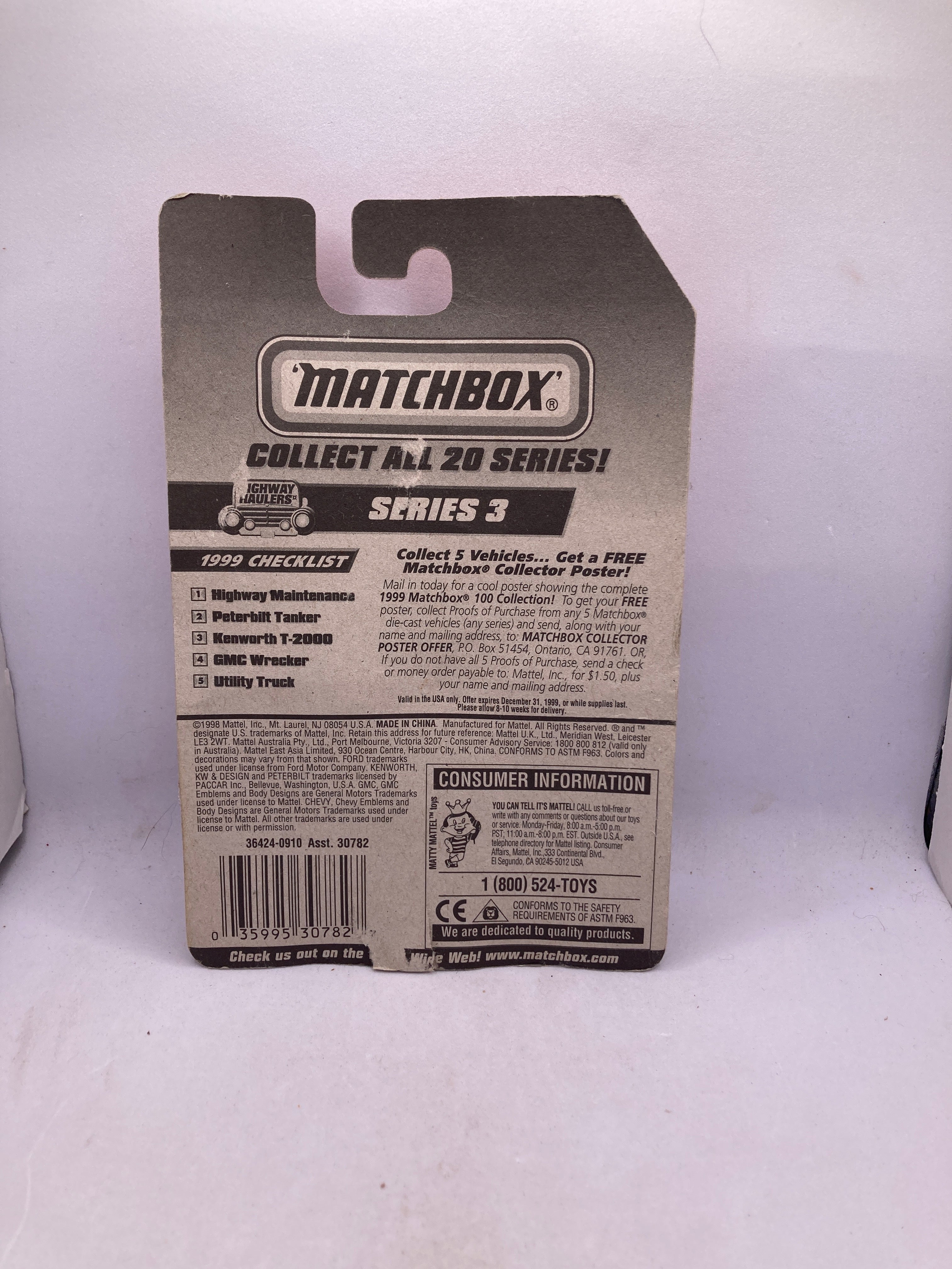 Matchbox Utility Truck Diecast