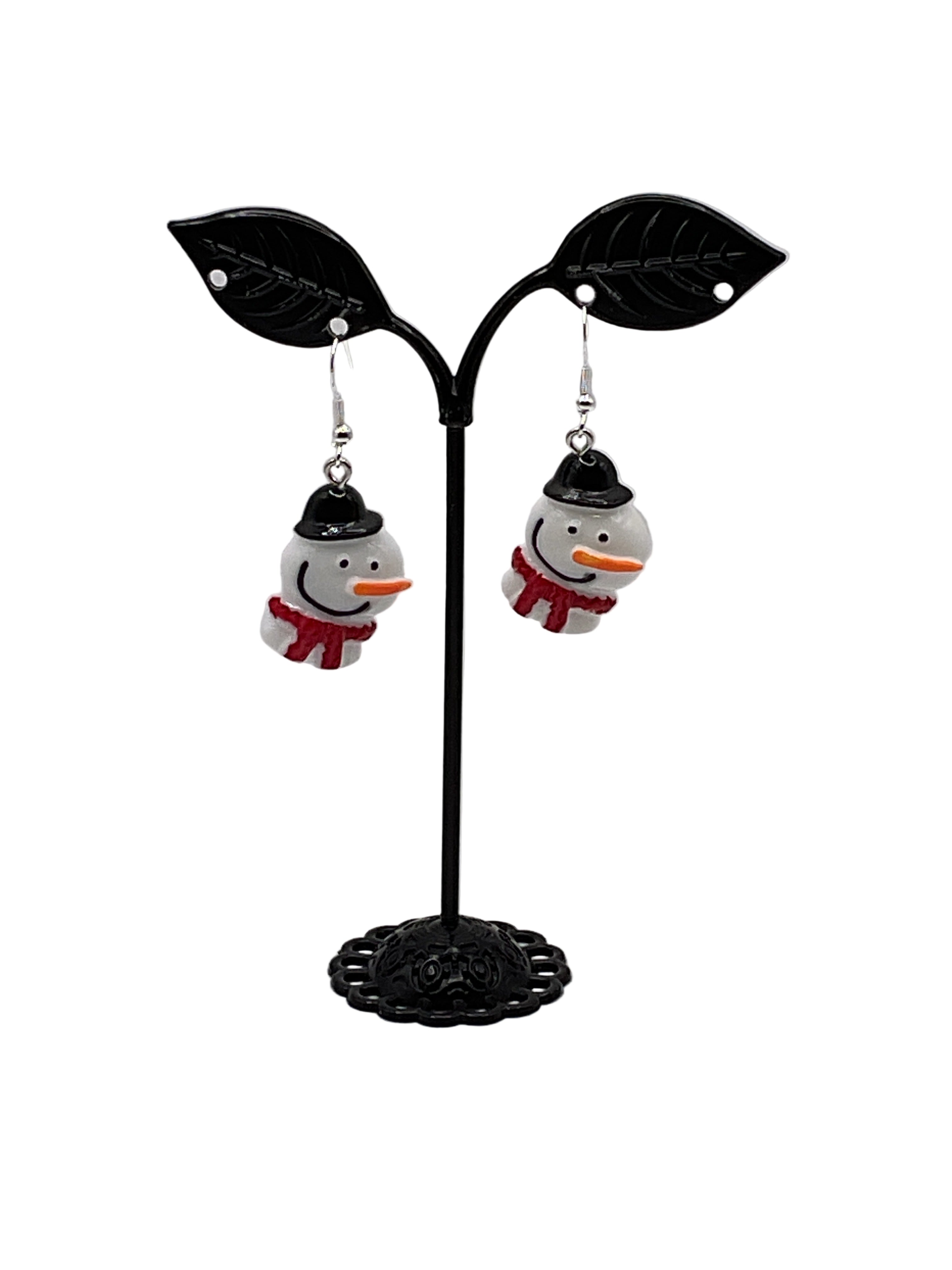 Snowman Earrings