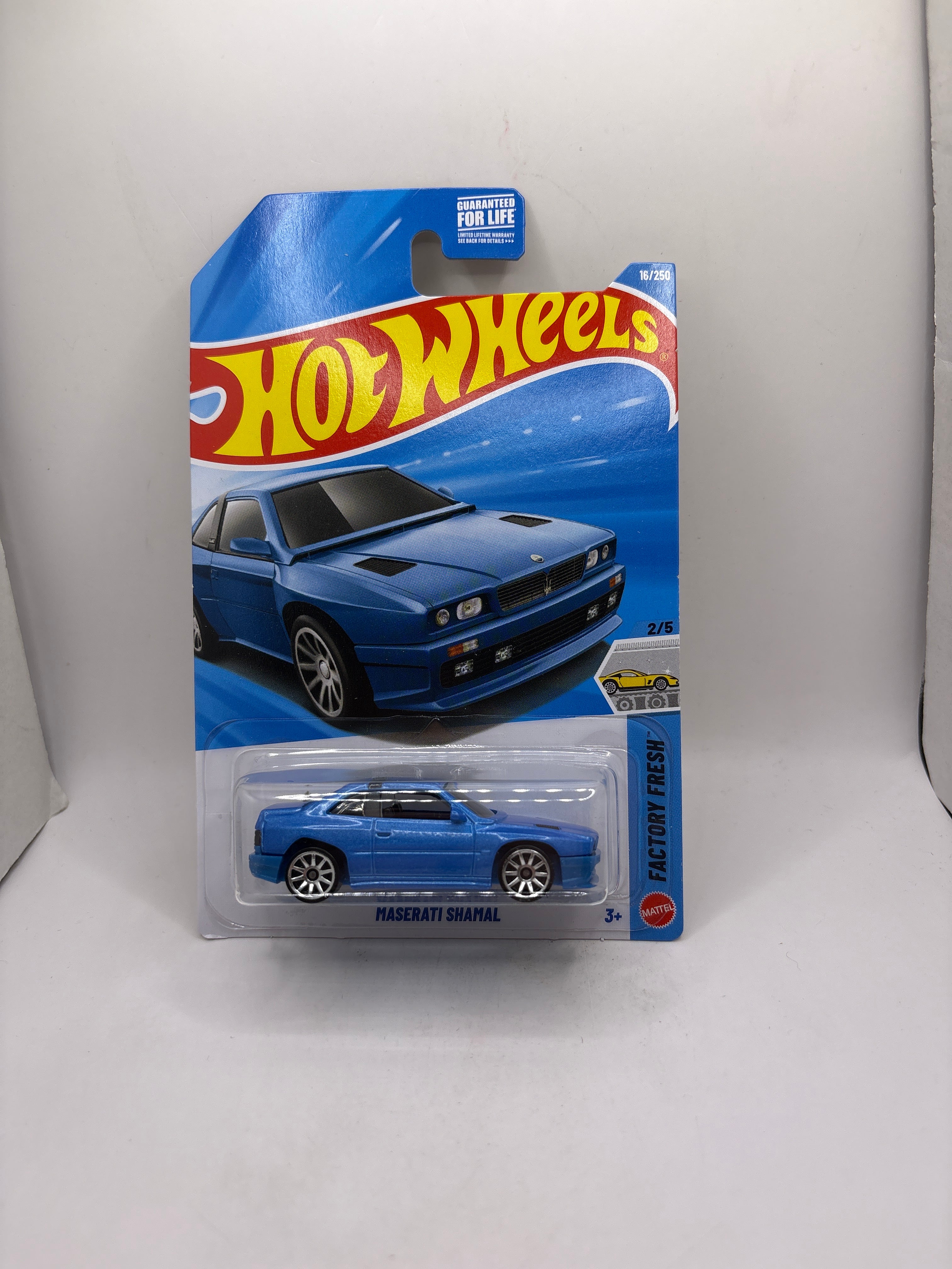Hot Wheels Maserati Shamal Diecast blue