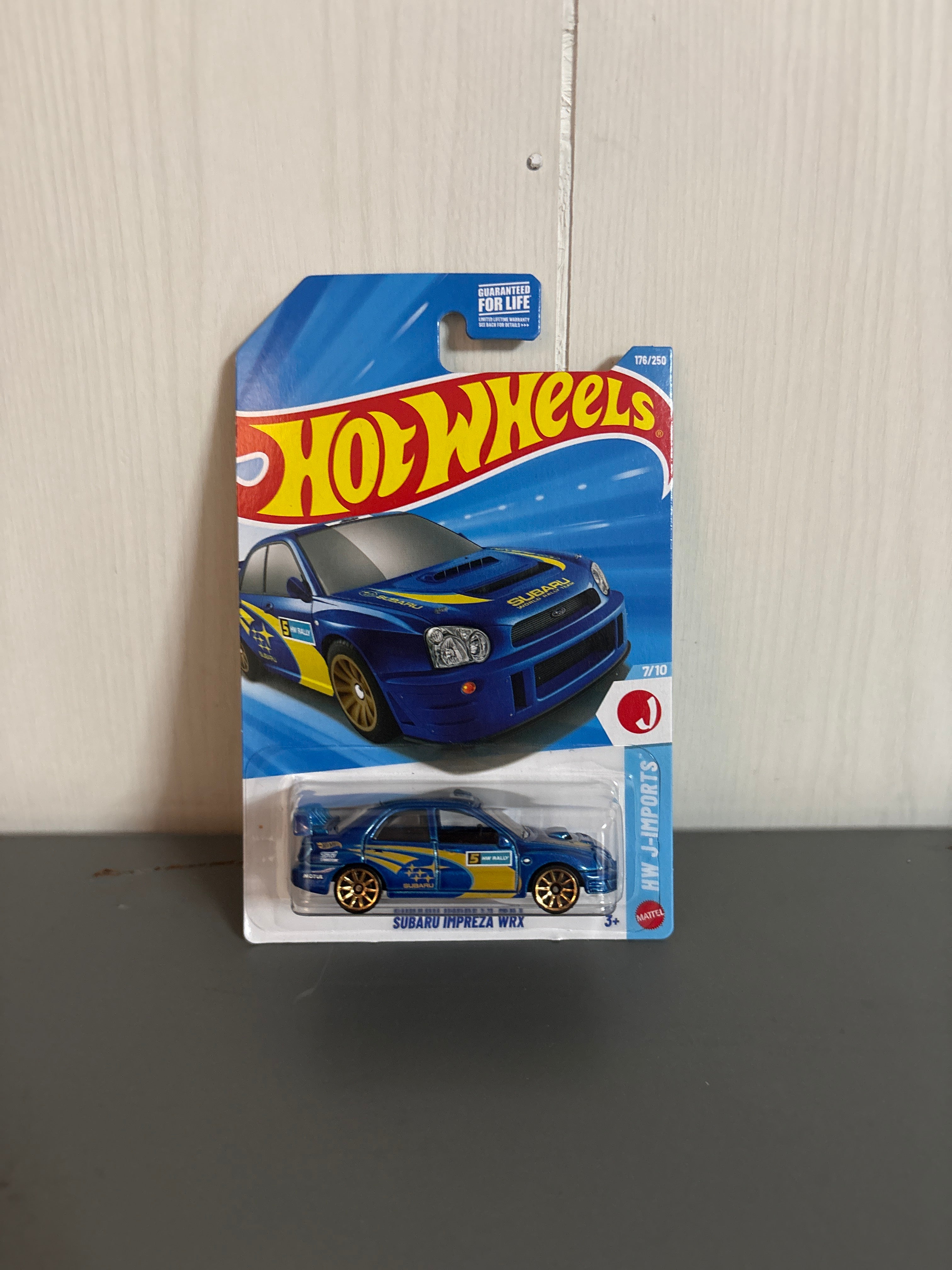 Hot Wheels Subaru Impreza WRX Diecast blue