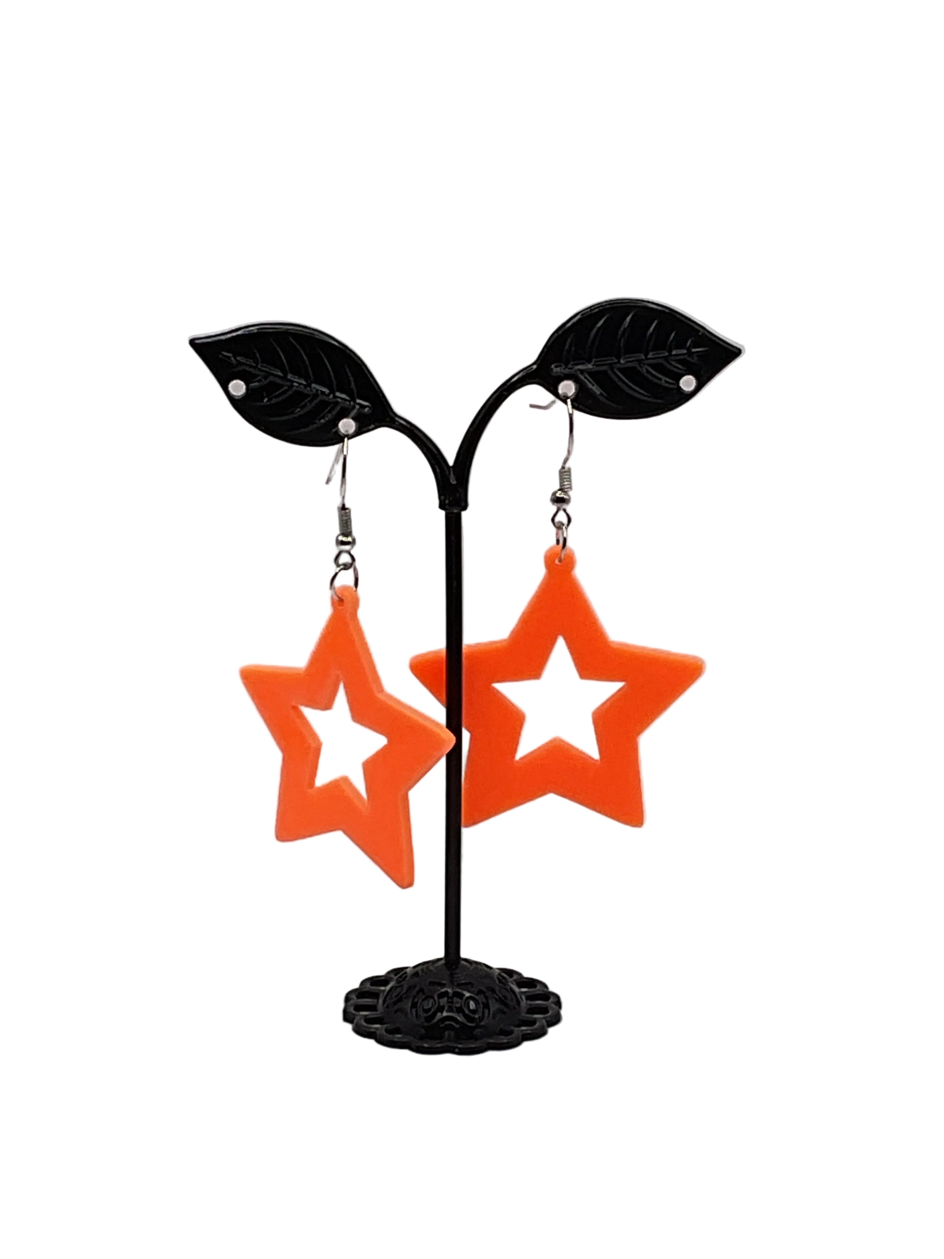 Lightning and Star Earrings
