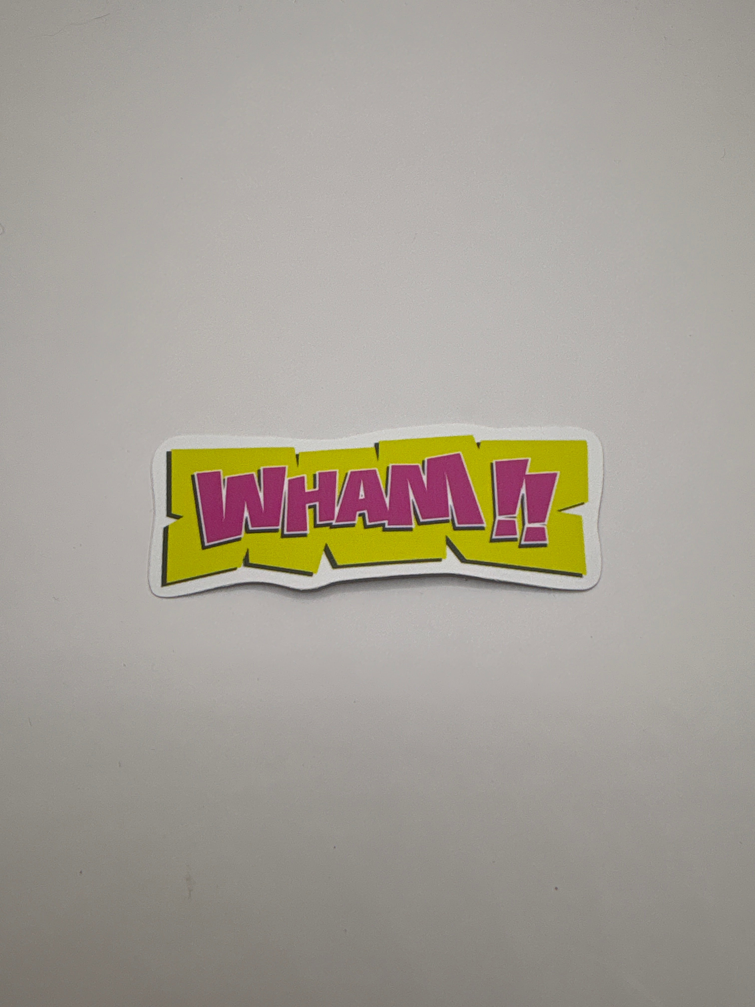 Wham !! Sticker + 2 Mystery Stickers
