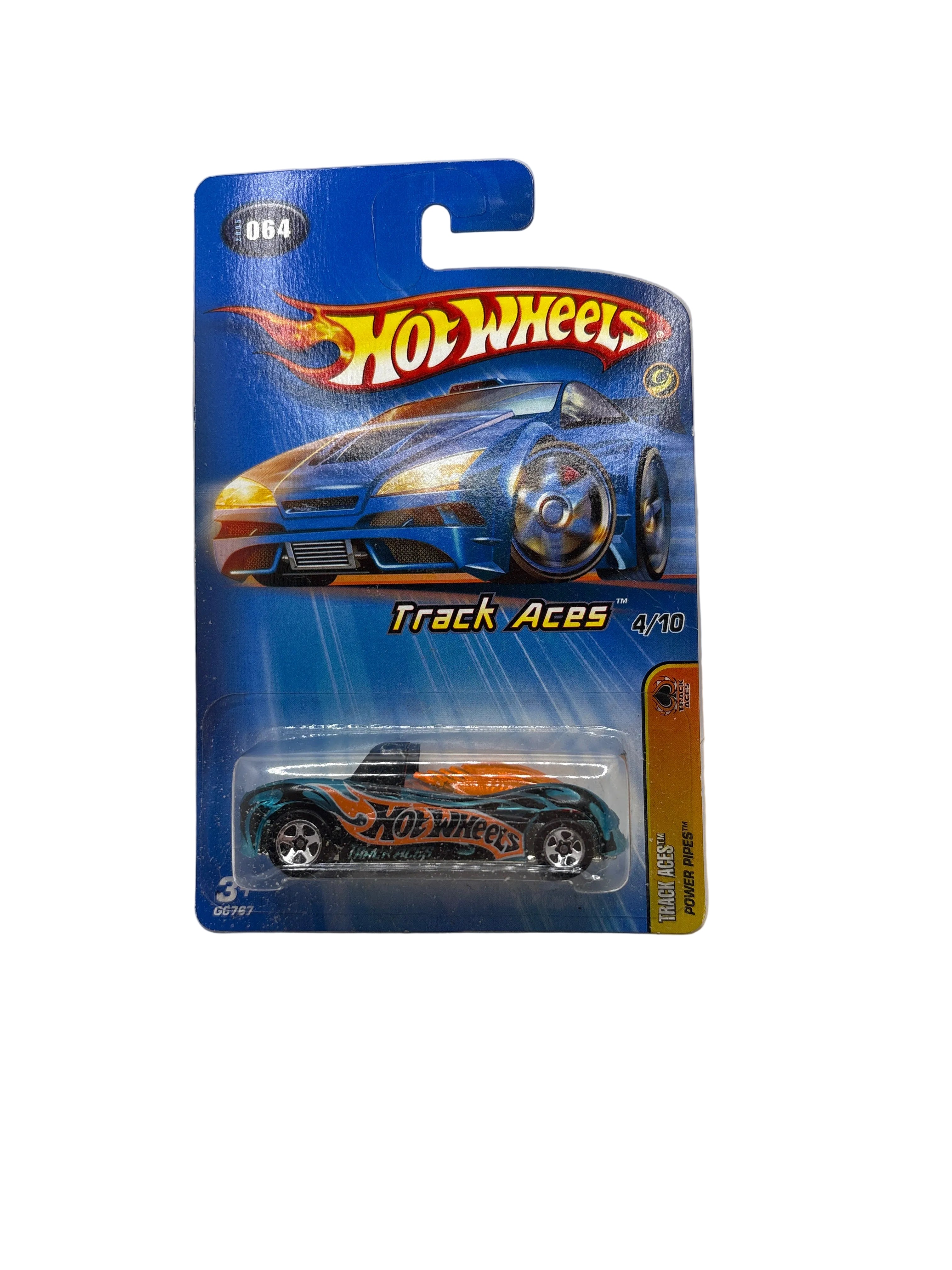 Hot Wheels Power Pipes Diecast blue