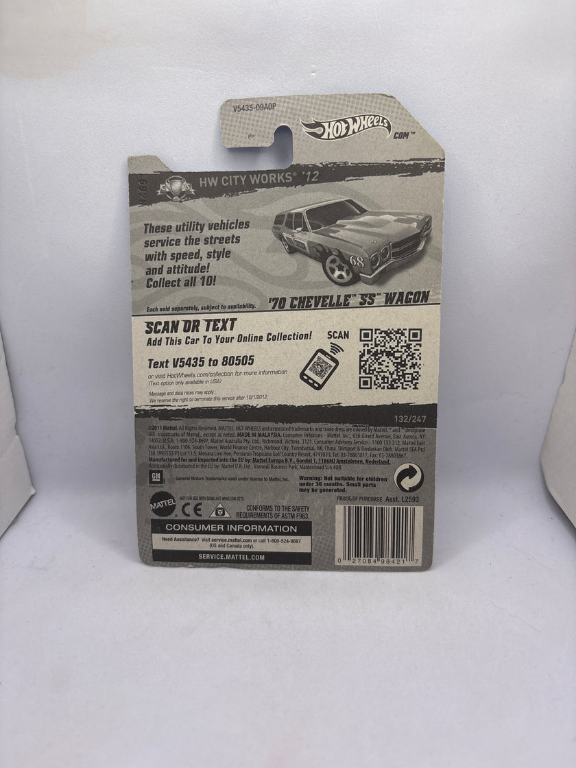 Hot Wheels 70 Chevelle SS Wagon Diecast
