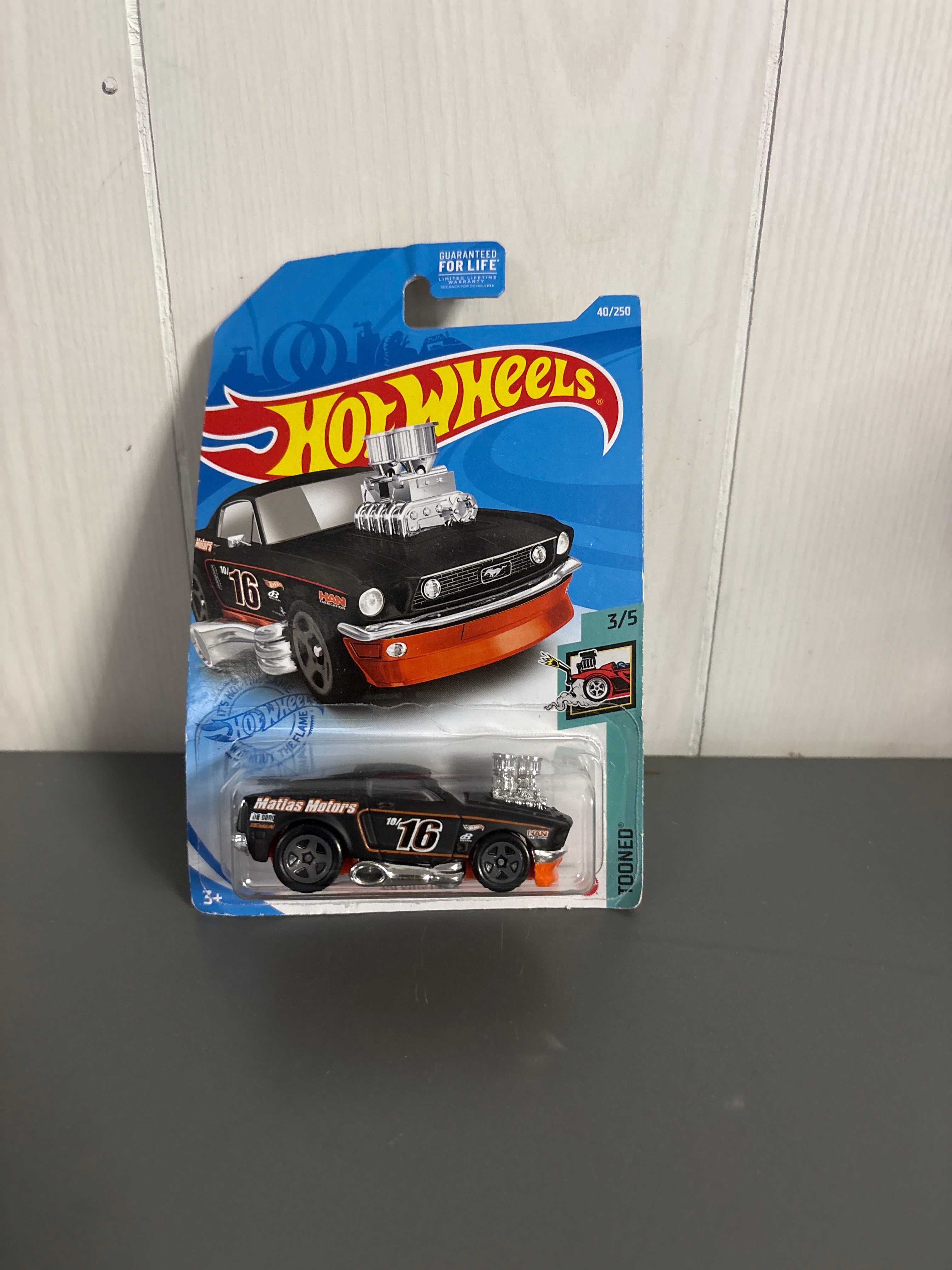 Hot Wheels 68 Mustang Diecast black