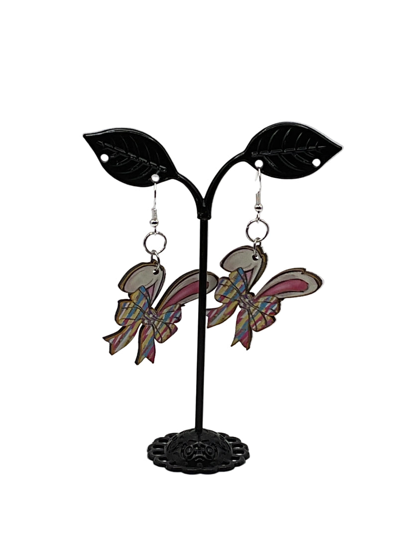 Bunny Ears and Bow Earrings