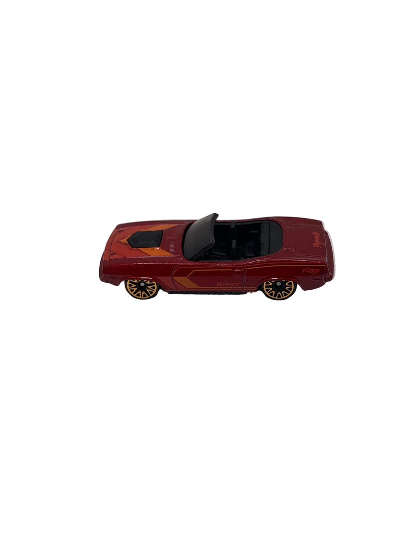 Hot Wheels Plymouth Barracuda Diecast red