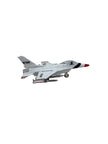 General Dynamics F-16 Fighting Falcon Diecast white