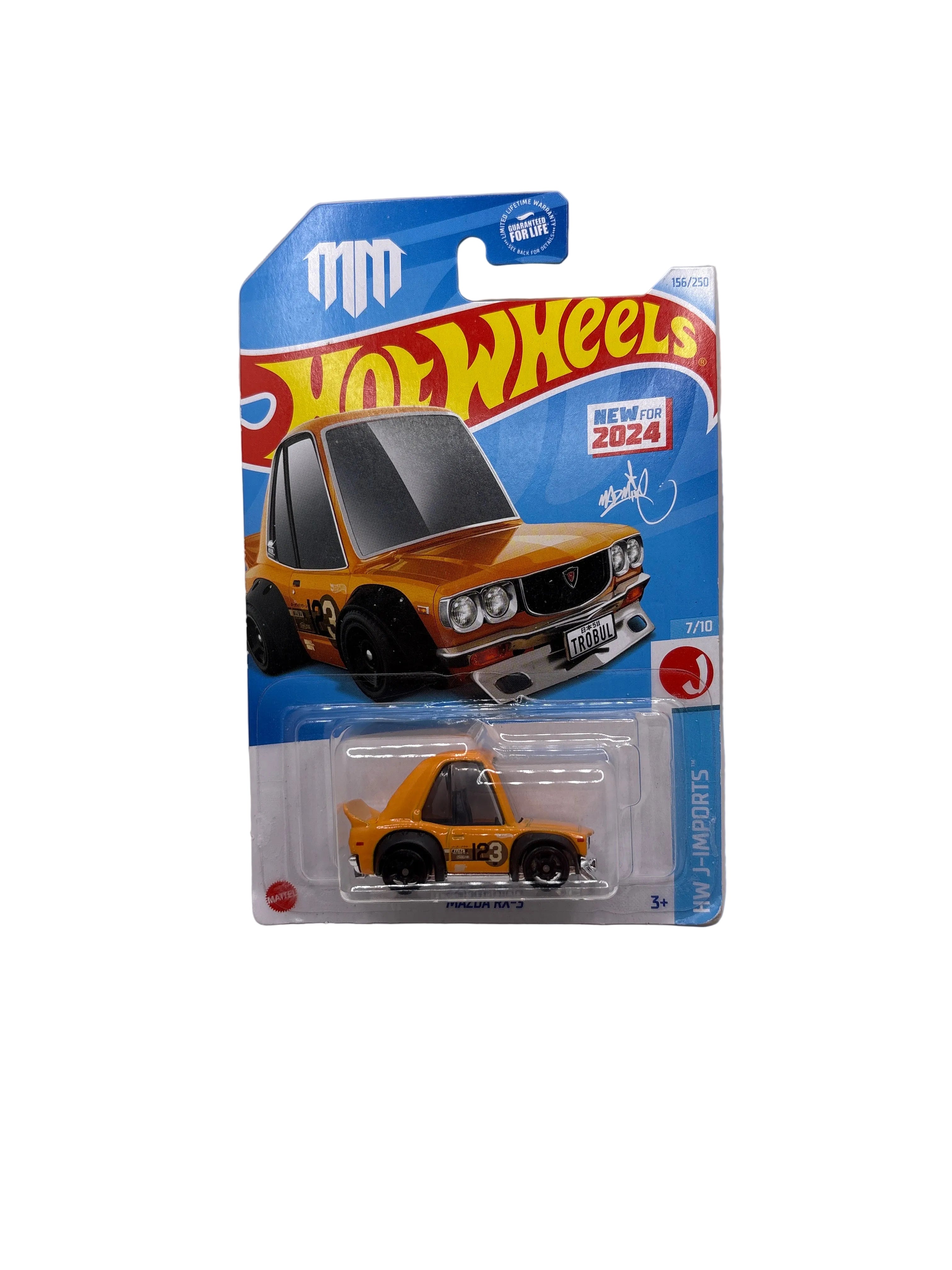 Hot Wheels Mazda RX-3 Diecast orange