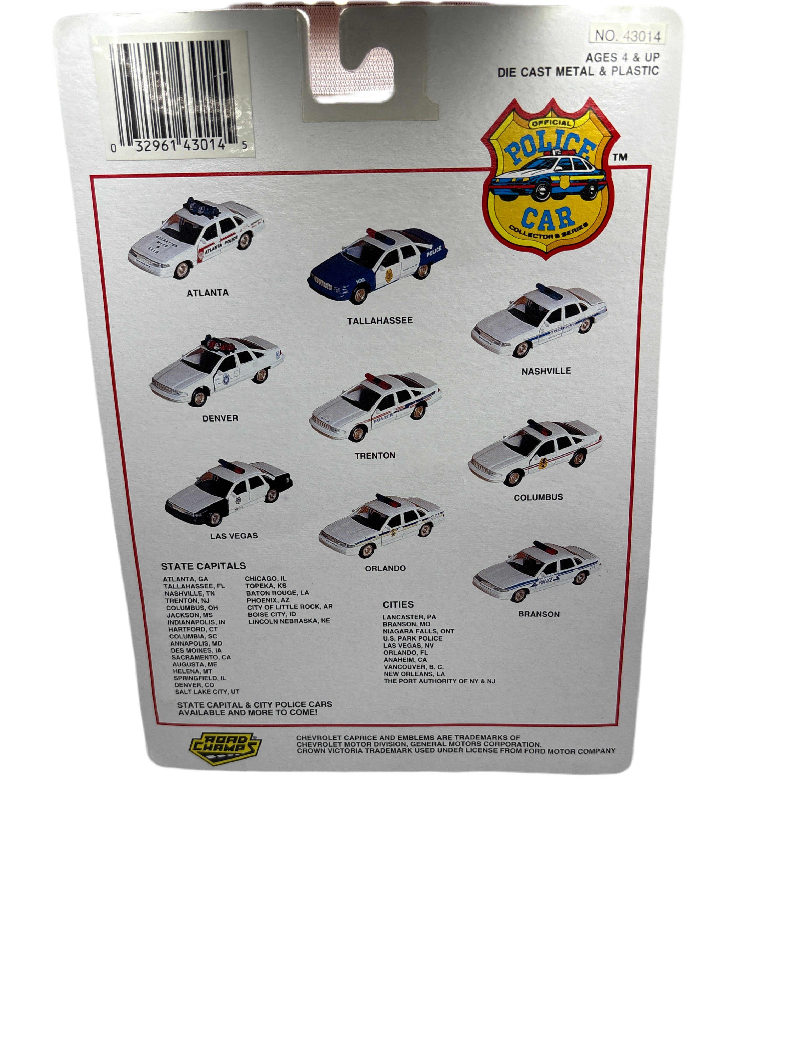 Road Champs Crown Victoria Diecast