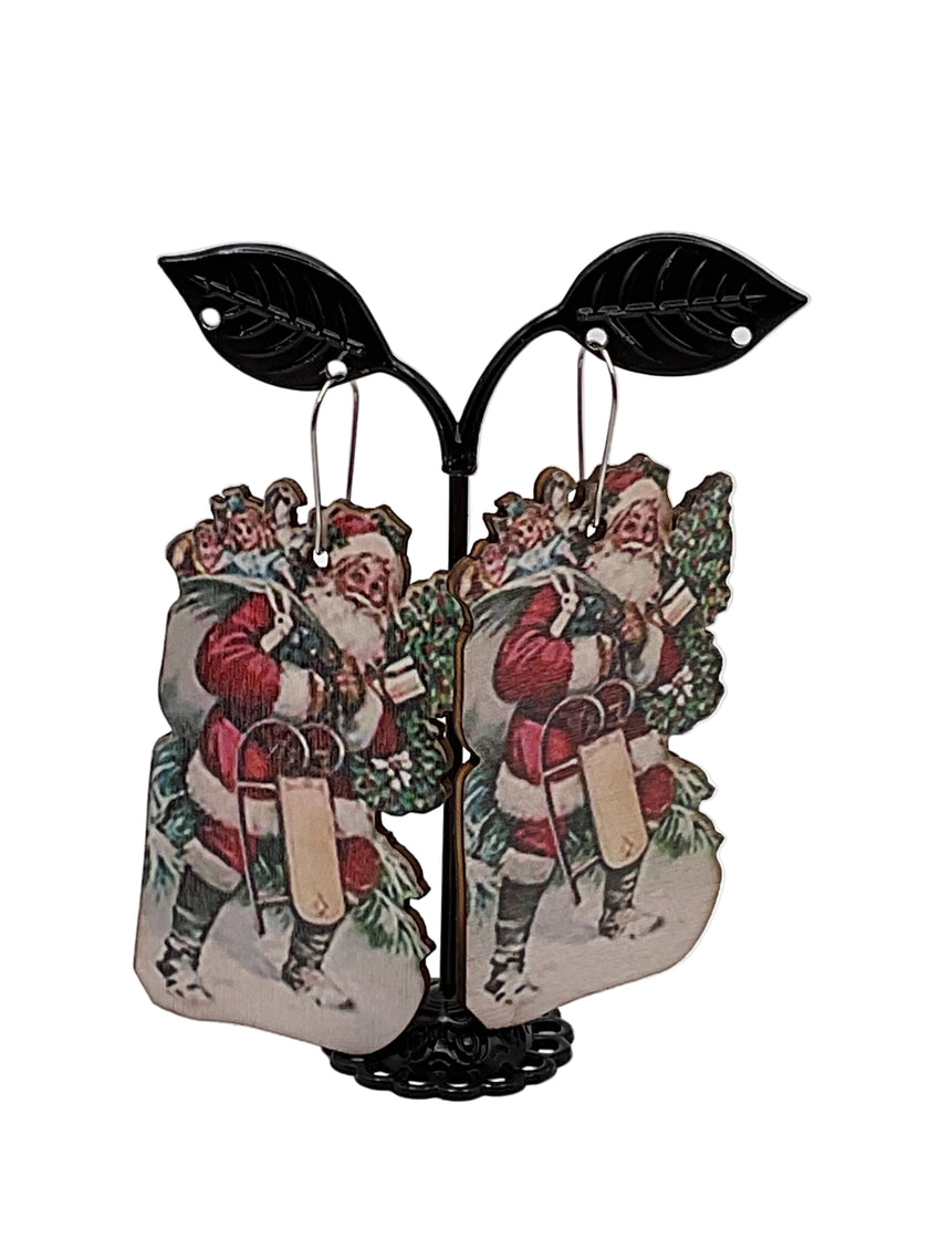 Large Christmas Earrings