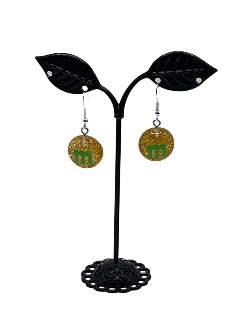M and M Earrings