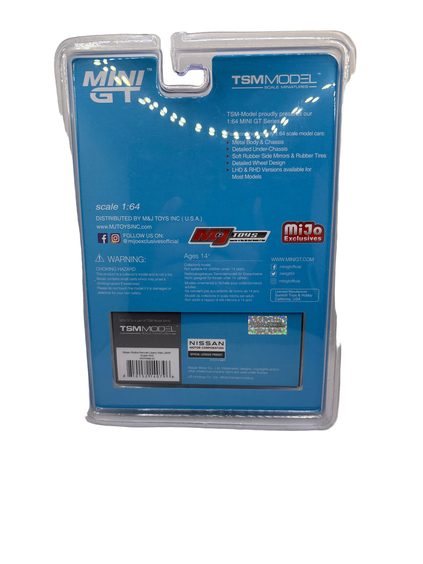 Mini GT Nissan Skyline Kenmeri Liberty Walk LBWK Diecast