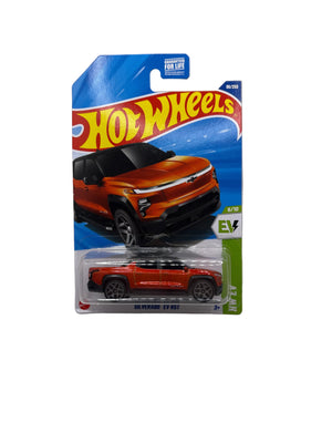 Hot Wheels Silverado EV RST Diecast orange