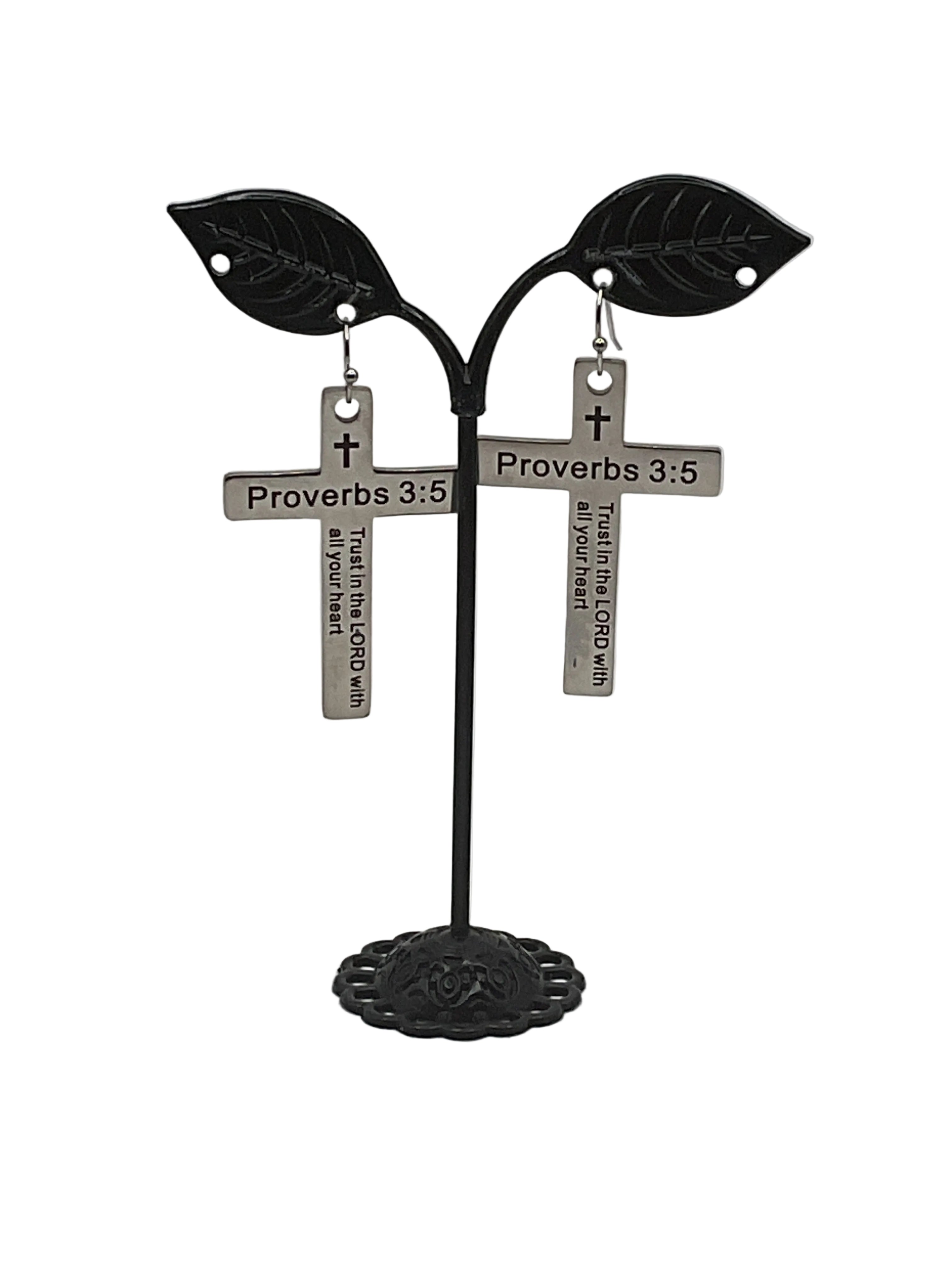 Religious Cross Earrings