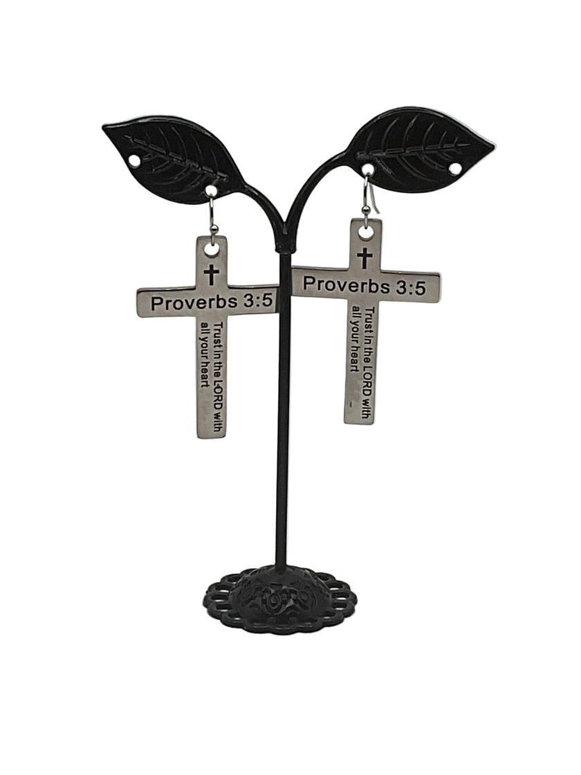 Religious Cross Earrings