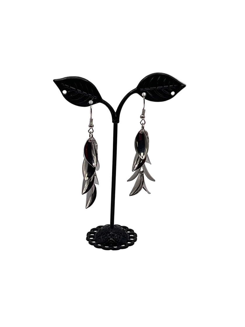 Silver earrings