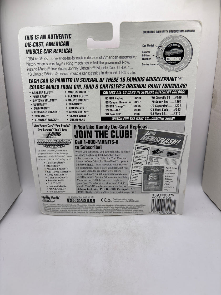 Johnny Lightning 1969 Olds 442 Diecast