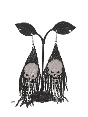 Skull Tassel Earrings