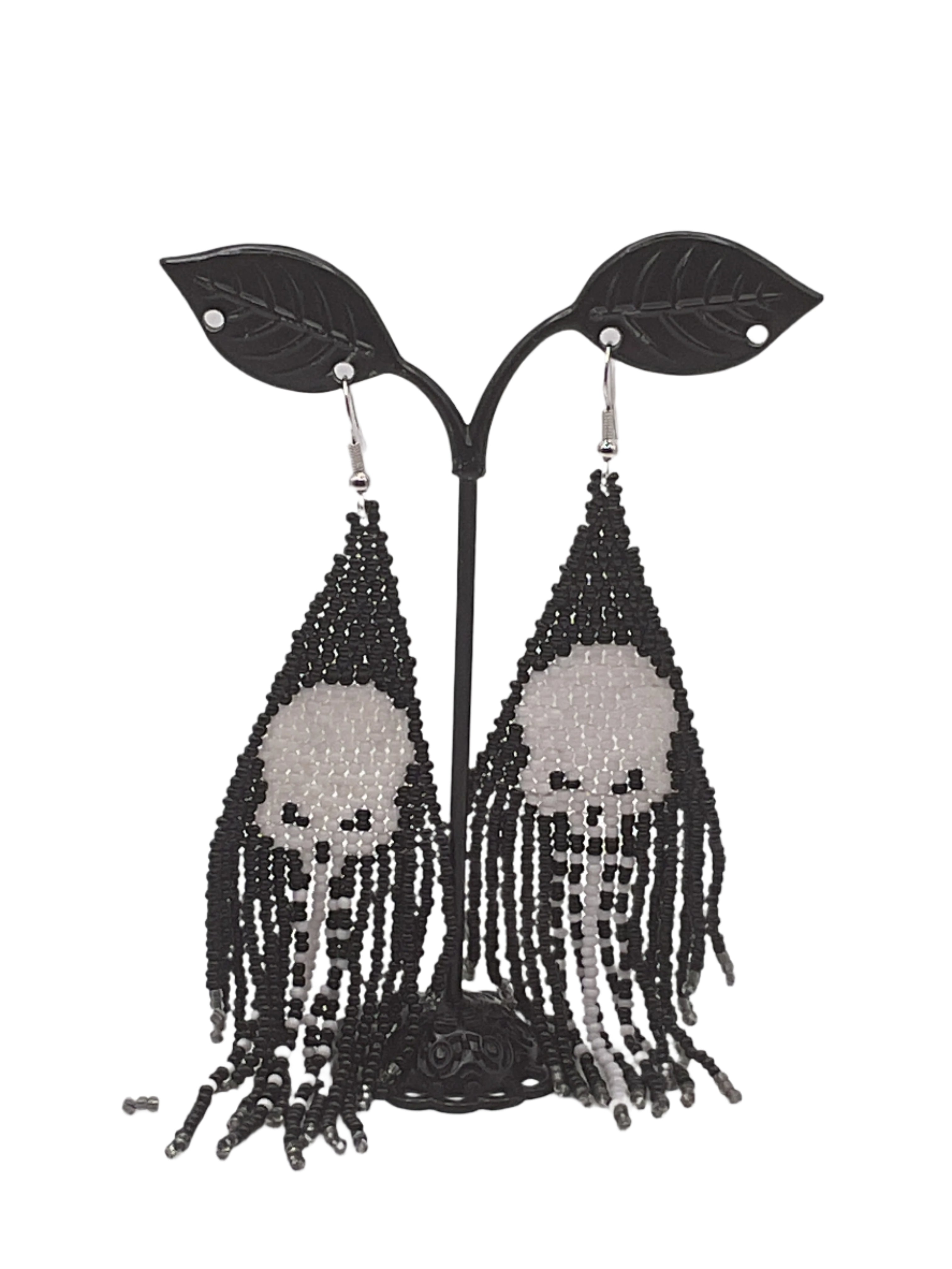 Skull Tassel Earrings