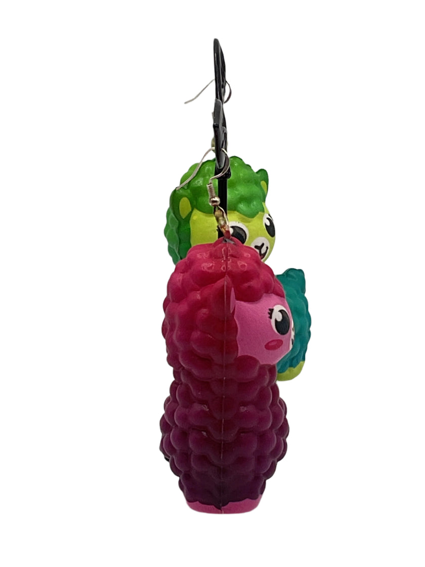 स्क्विशी लामा बालियाँ