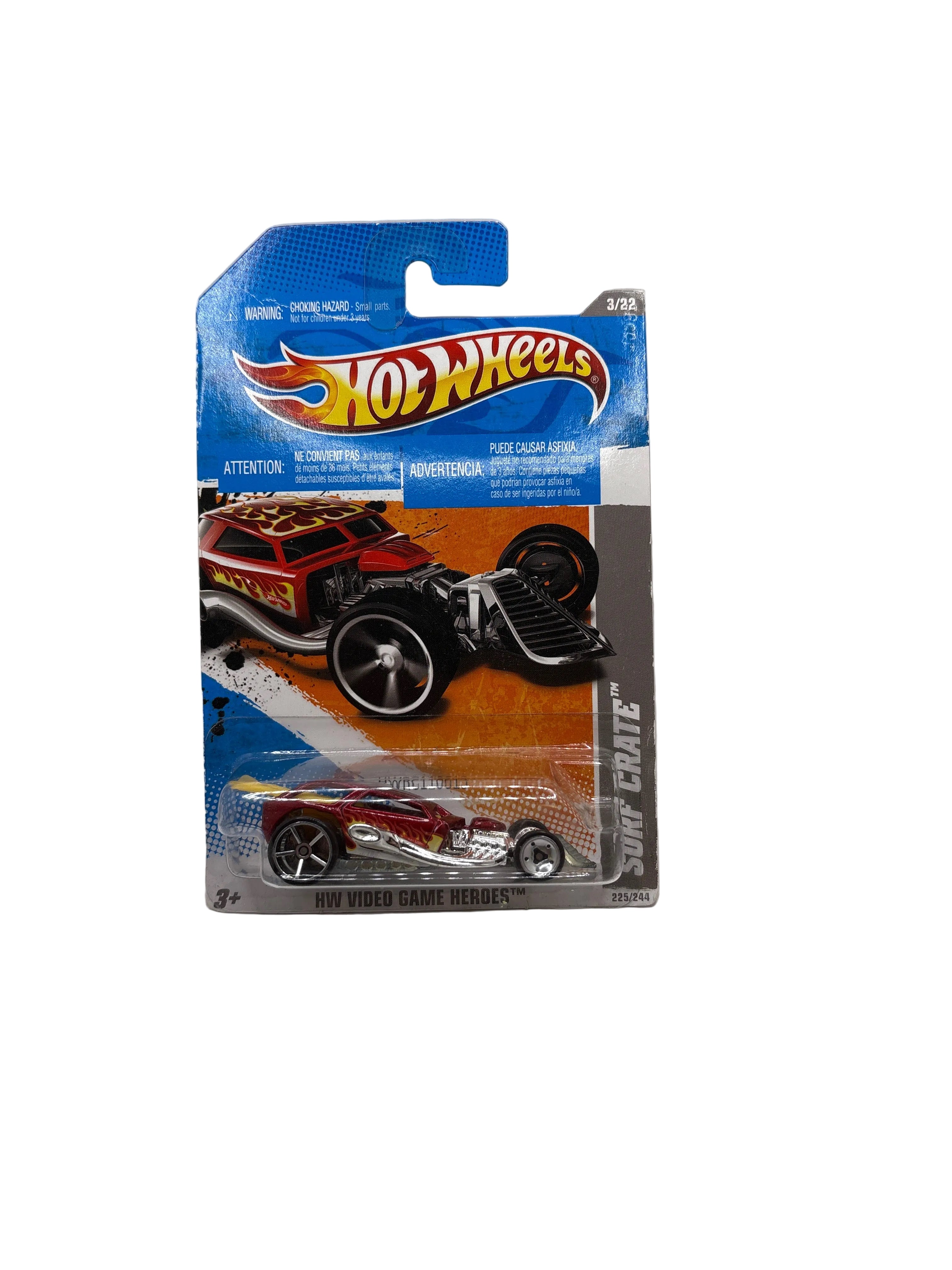Hot Wheels Surf Crate Diecast red