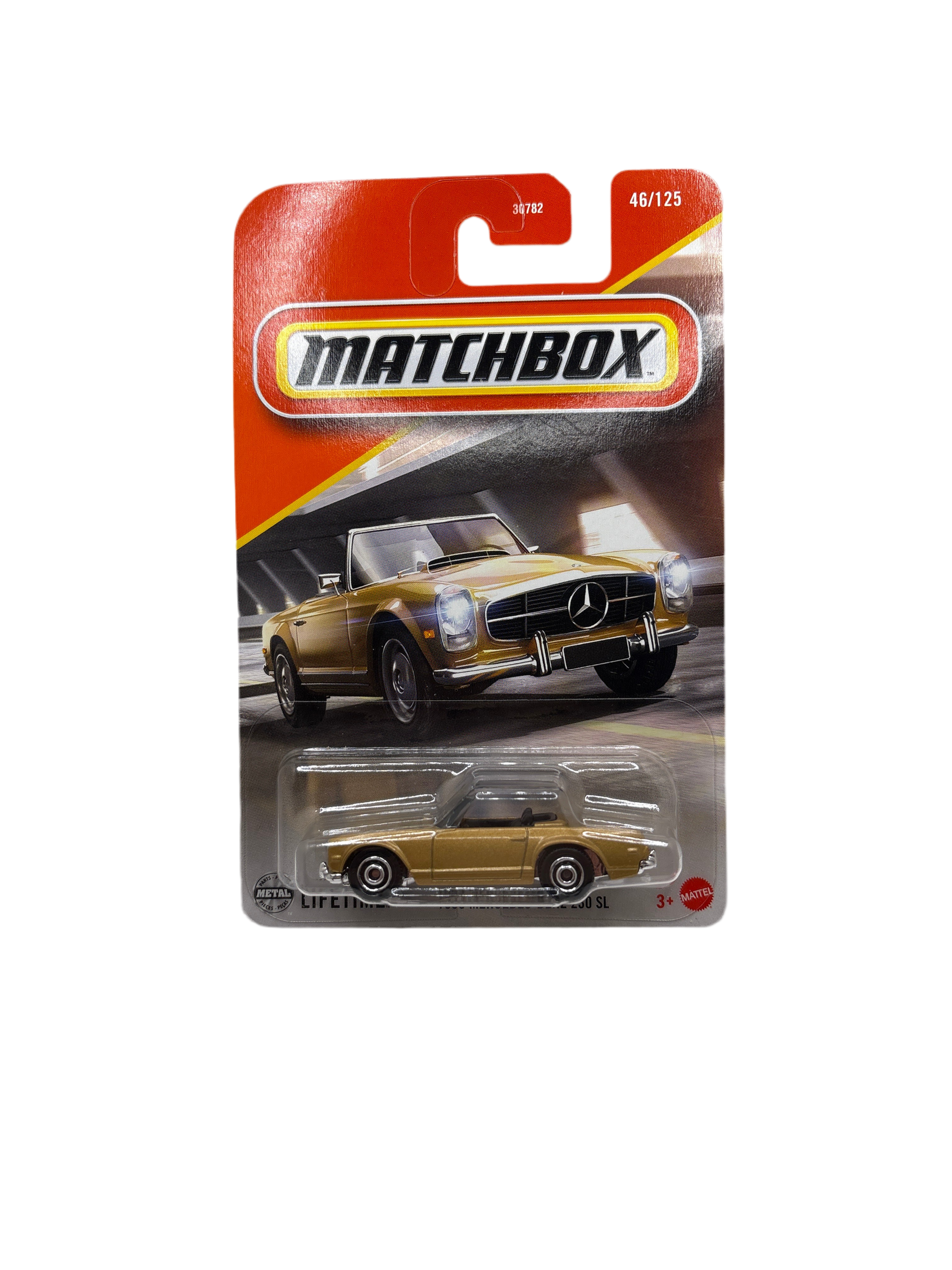 Matchbox 1963 Mercedes-Benz 230 SL Diecast gold