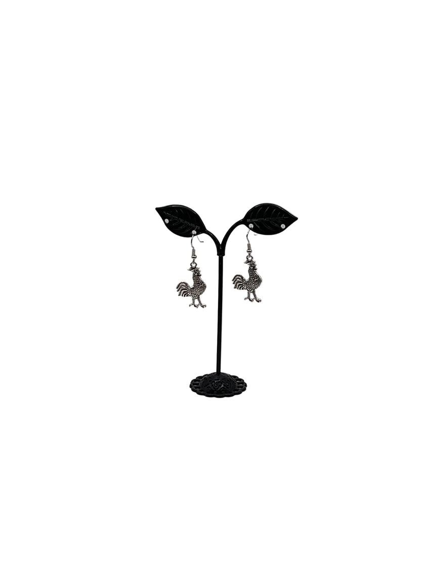 Rooster Earrings