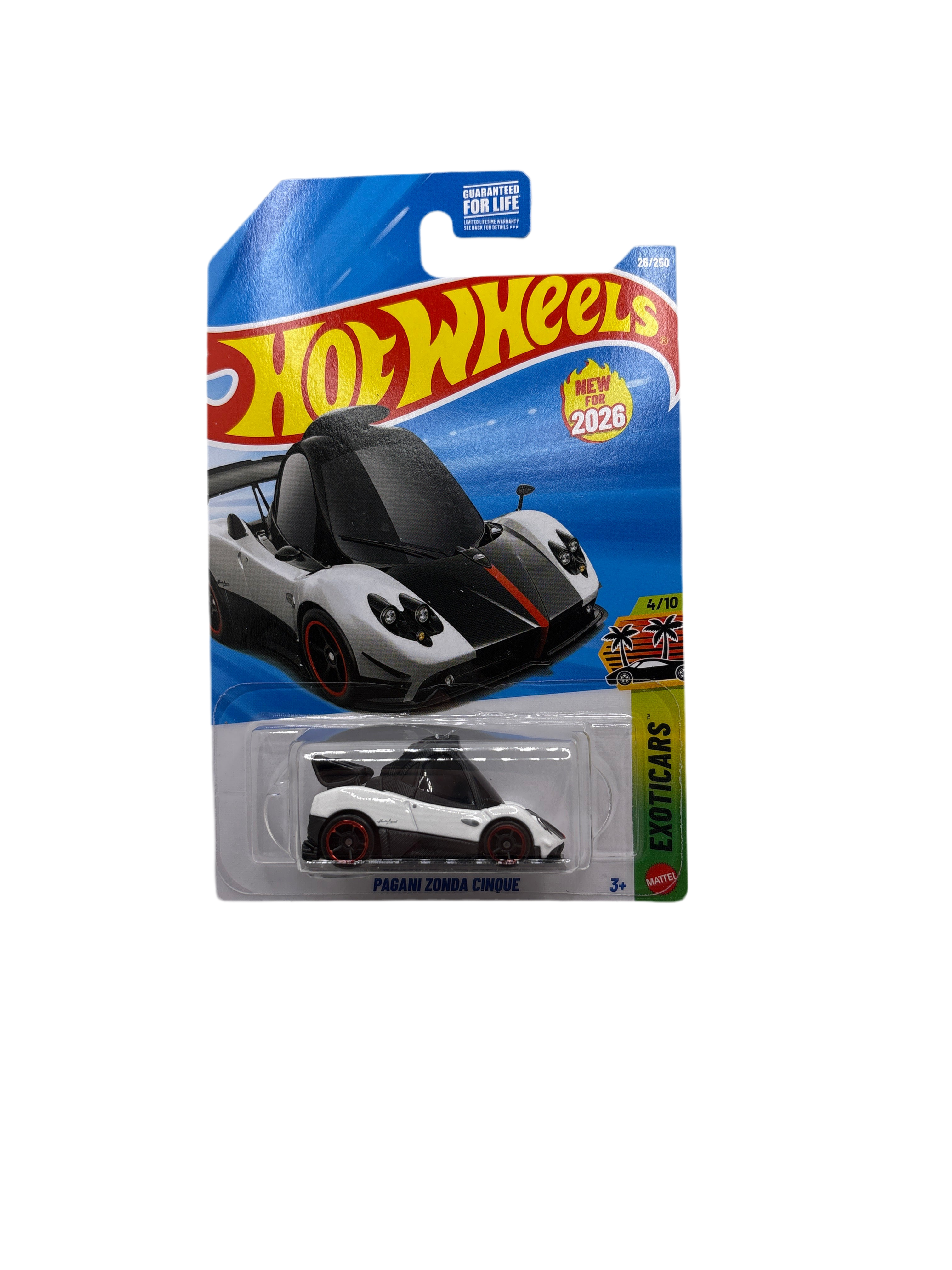 Hot Wheels Pagani Zonda Cinque Diecast white