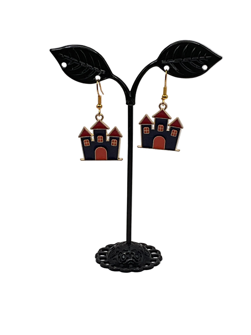 Enamel Halloween Earrings