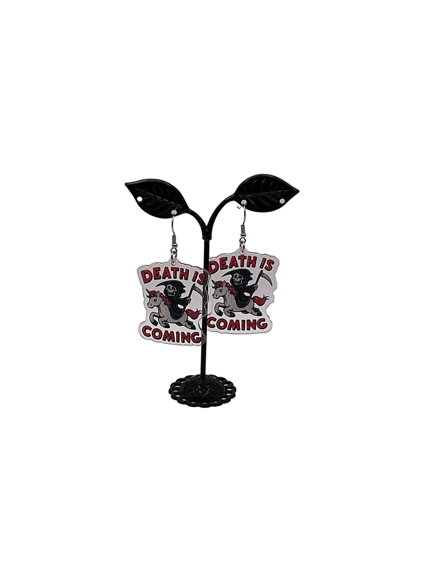 Death Is Coming Earrings