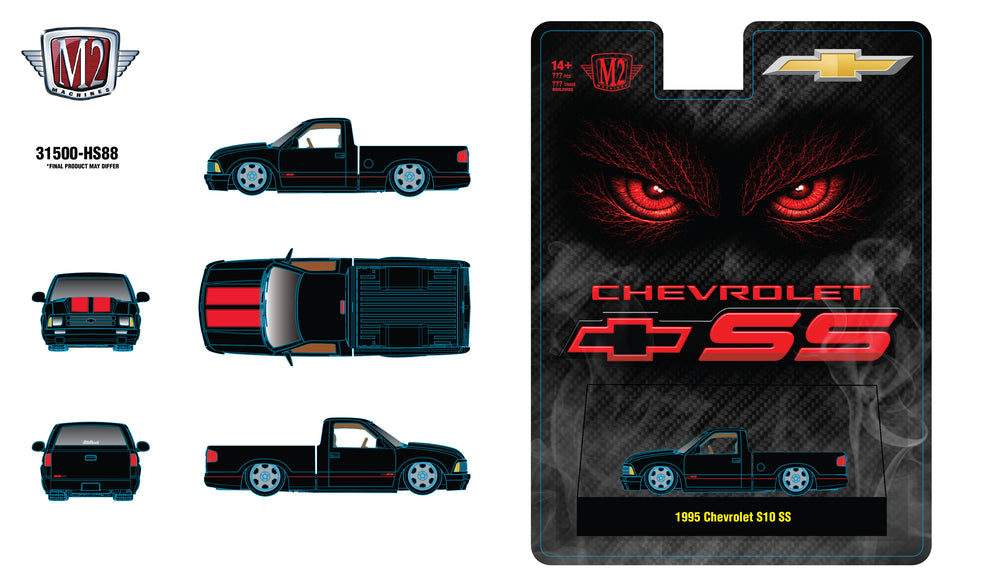 PRE-ORDER M2 1995 Chevrolet S10 SS Diecast
