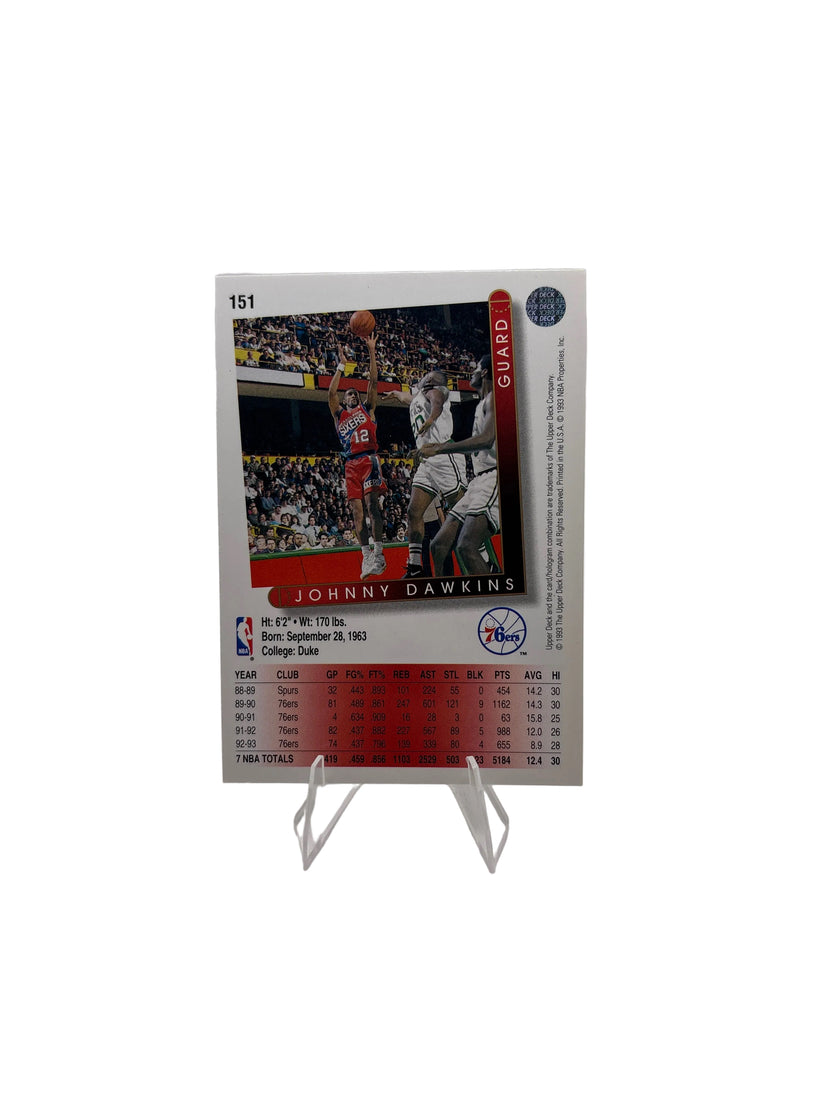 Upper Deck Johnny Dawkins