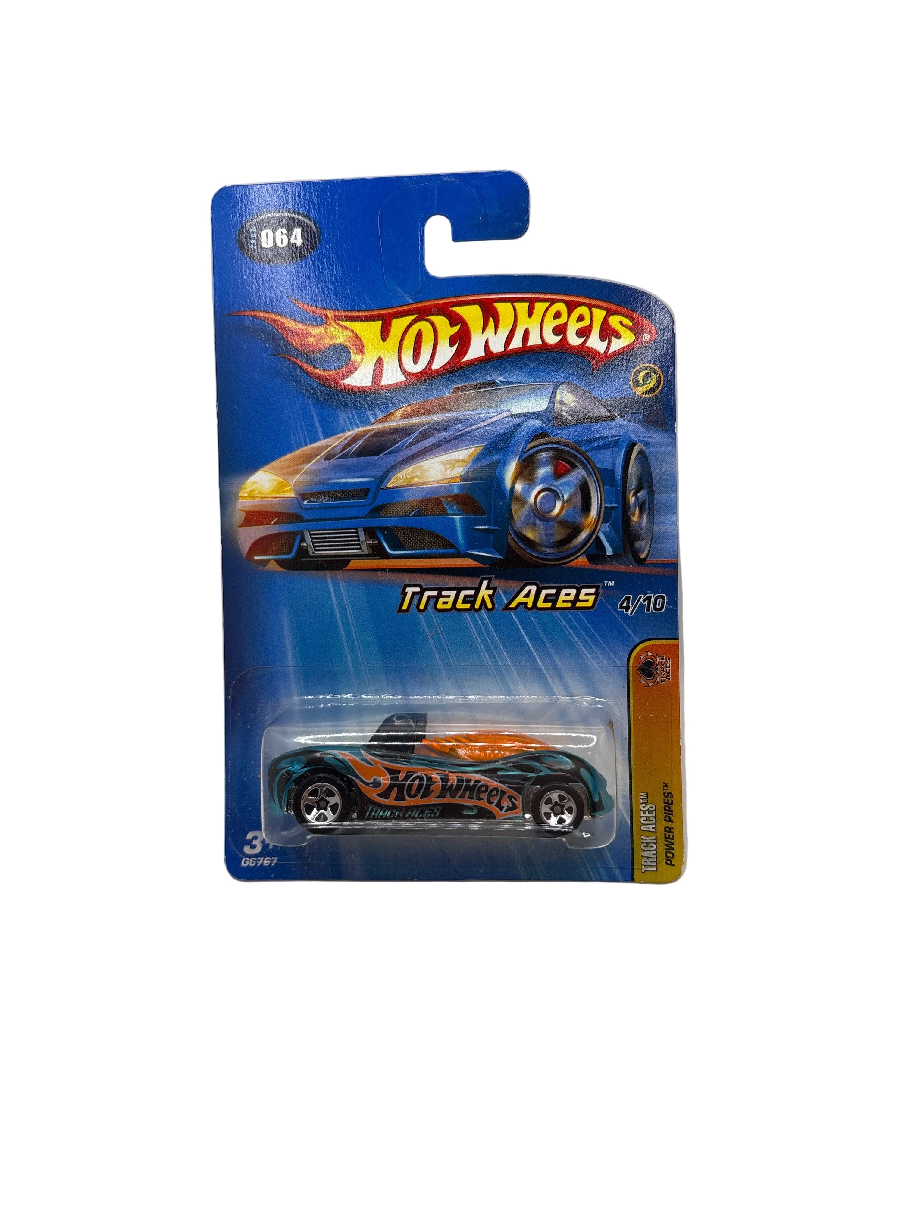 Hot Wheels Power Pipes Diecast blue