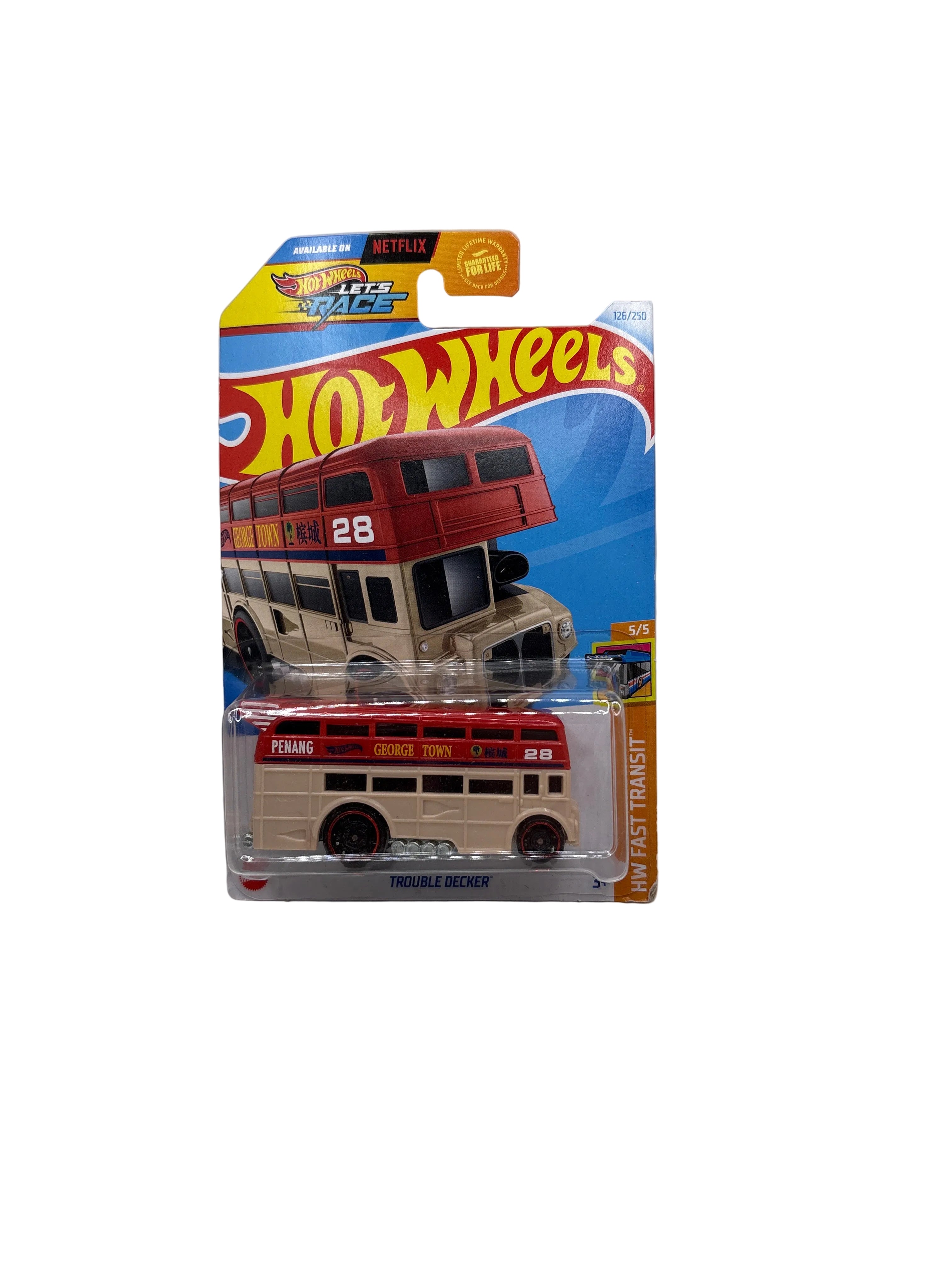 Hot Wheels Trouble Decker Diecast multi color