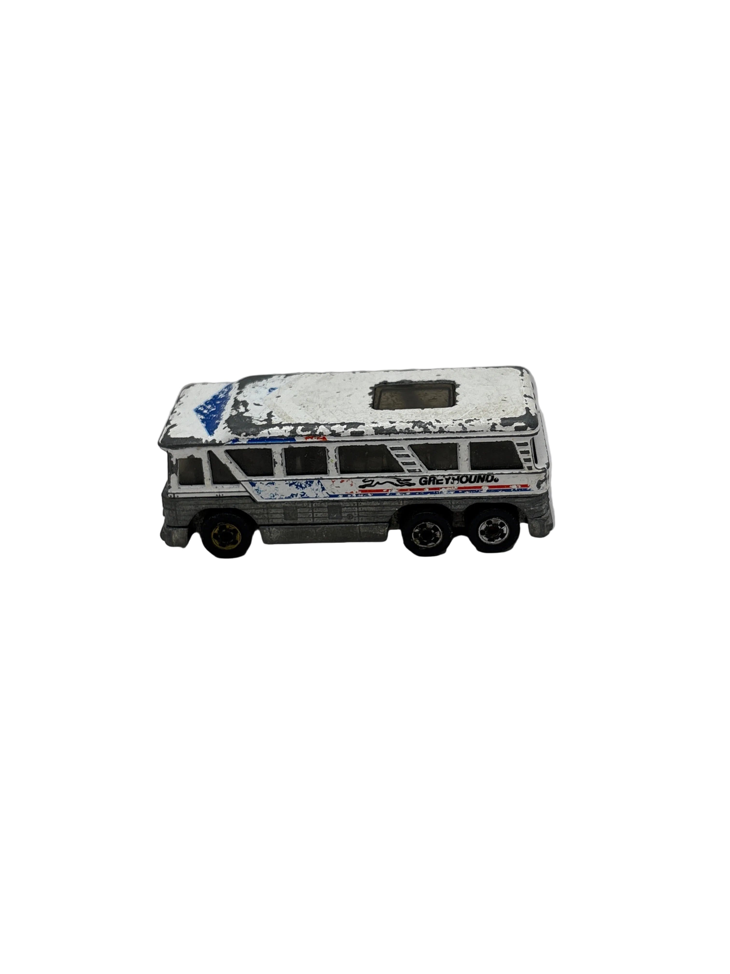 Hot Wheels Greyhound Bus Diecast white
