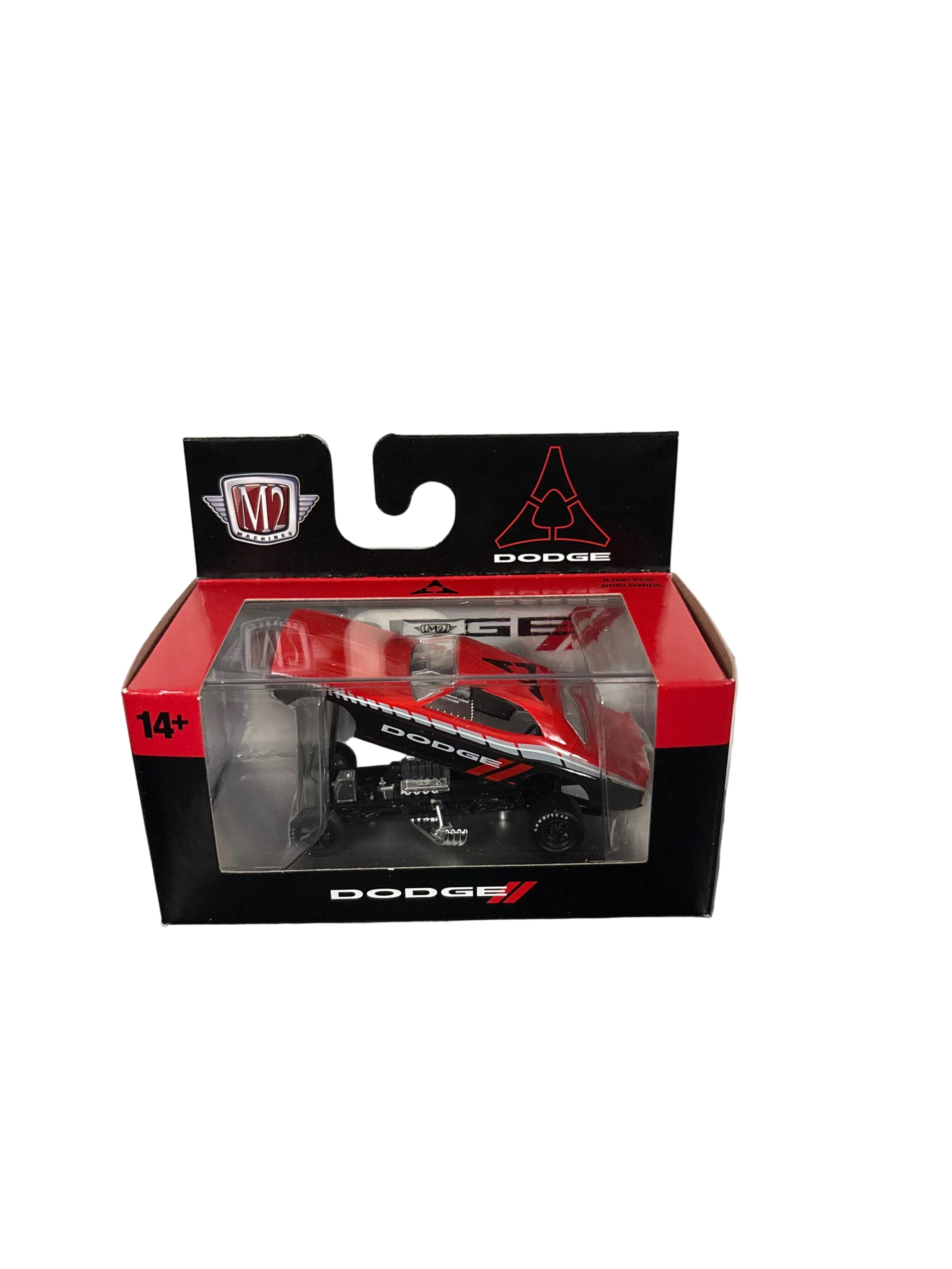 M2 1971 Dodge Challenger Funny Car Diecast red