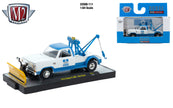 PRE-ORDER M2 1972 Dodge D-300 - Tow Truck White and Blue