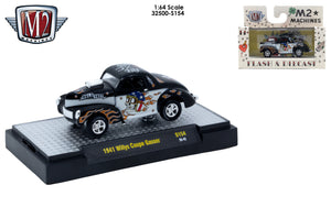 PRE-ORDER M2 32500 Series (32500-S154) 1941 Willys Coupe Gasser Diecast