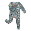 PoshTOT Wild Horse Bamboo Baby Convertible Zippy Romper