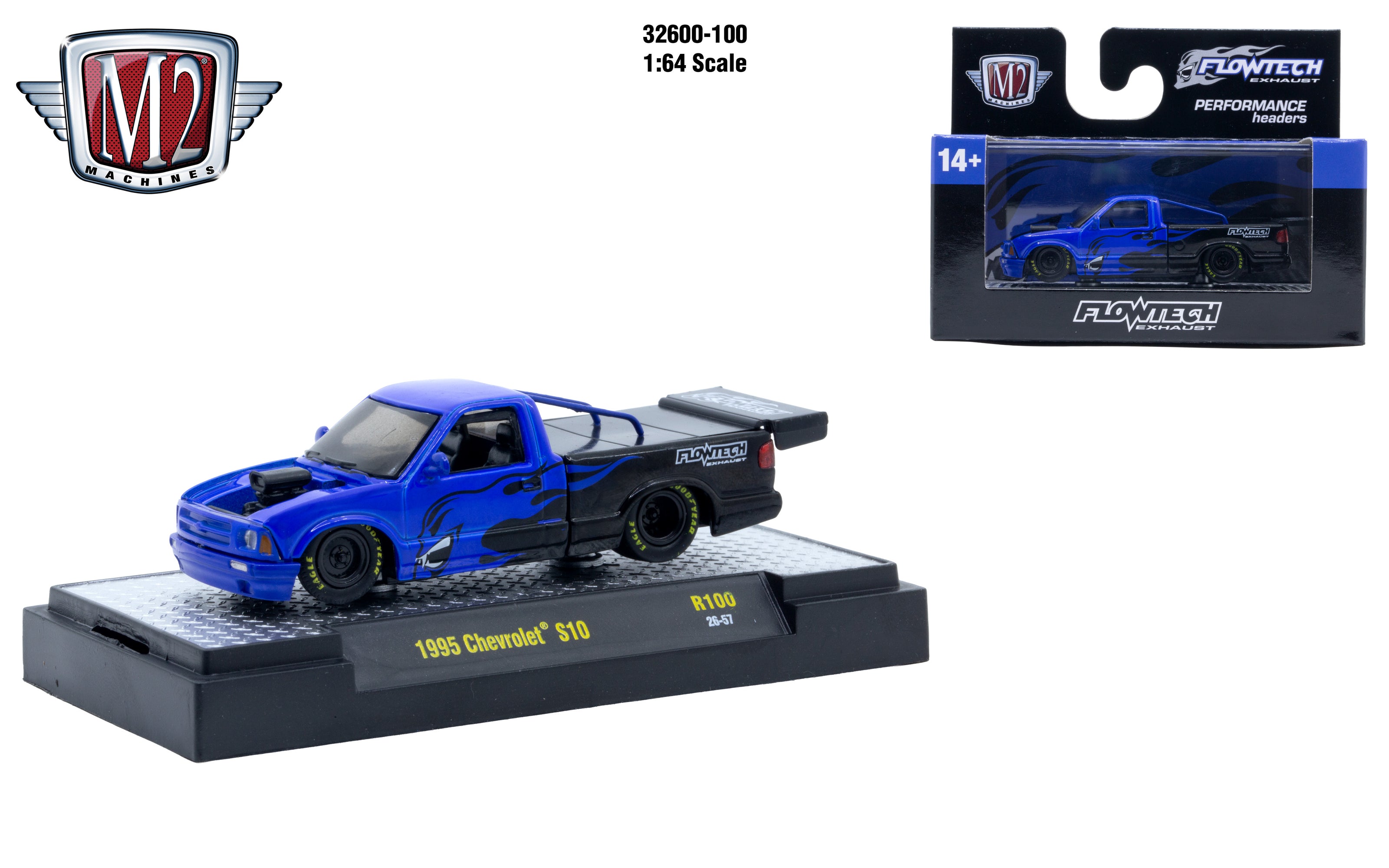 Pre-Order M2 1995 Chevrolet S10 Diecast Blue