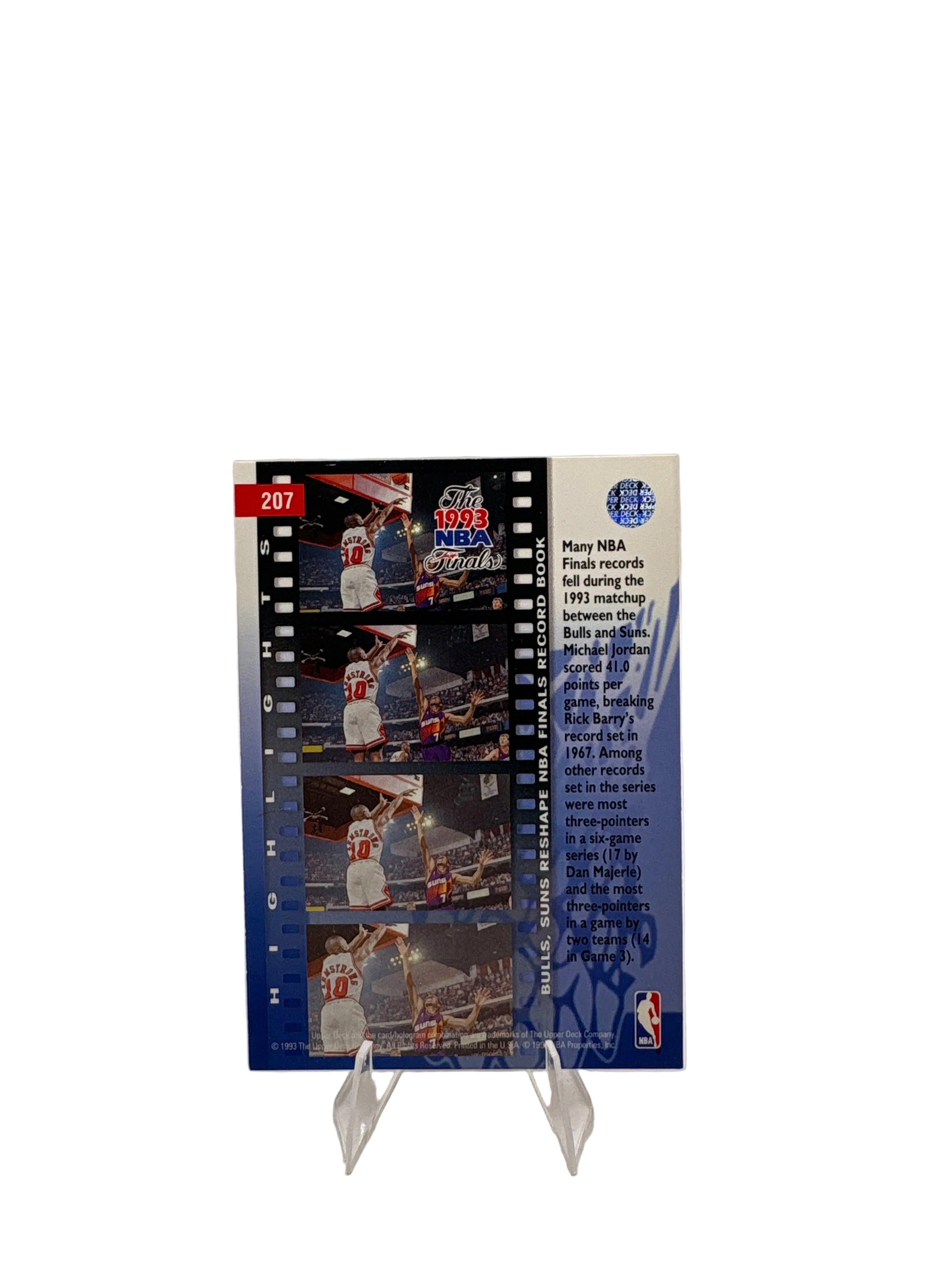 Upper Deck NBA Finals Records