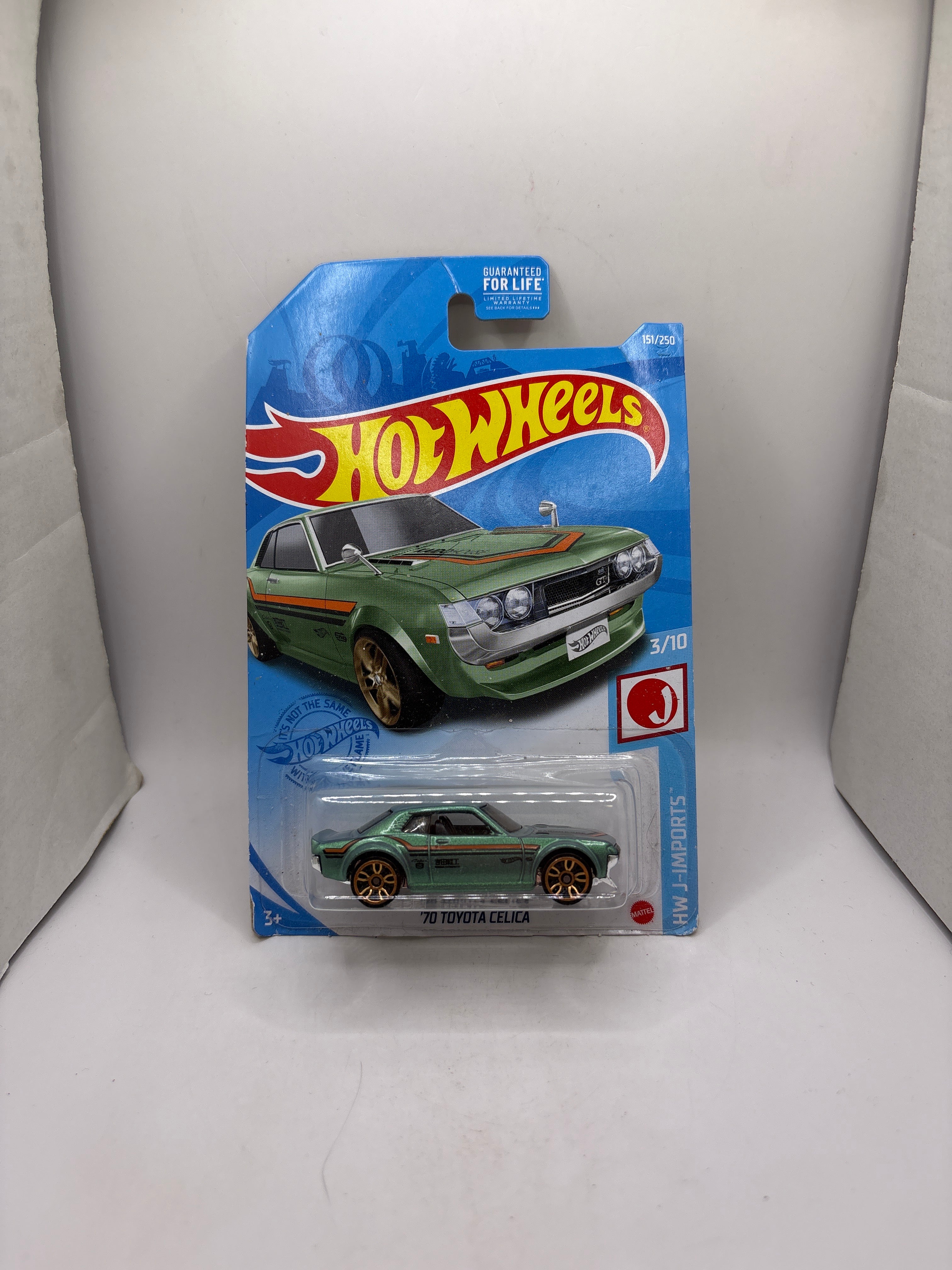 Hot Wheels 70 Toyota Celica Diecast green