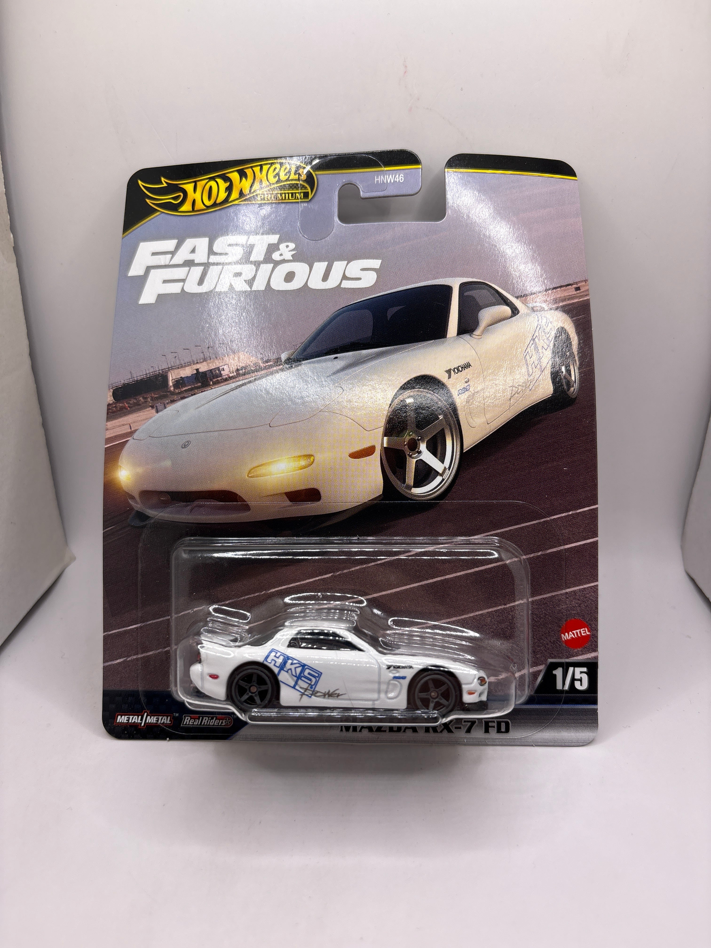 Hot Wheels Mazda RX-7 FD Diecast white