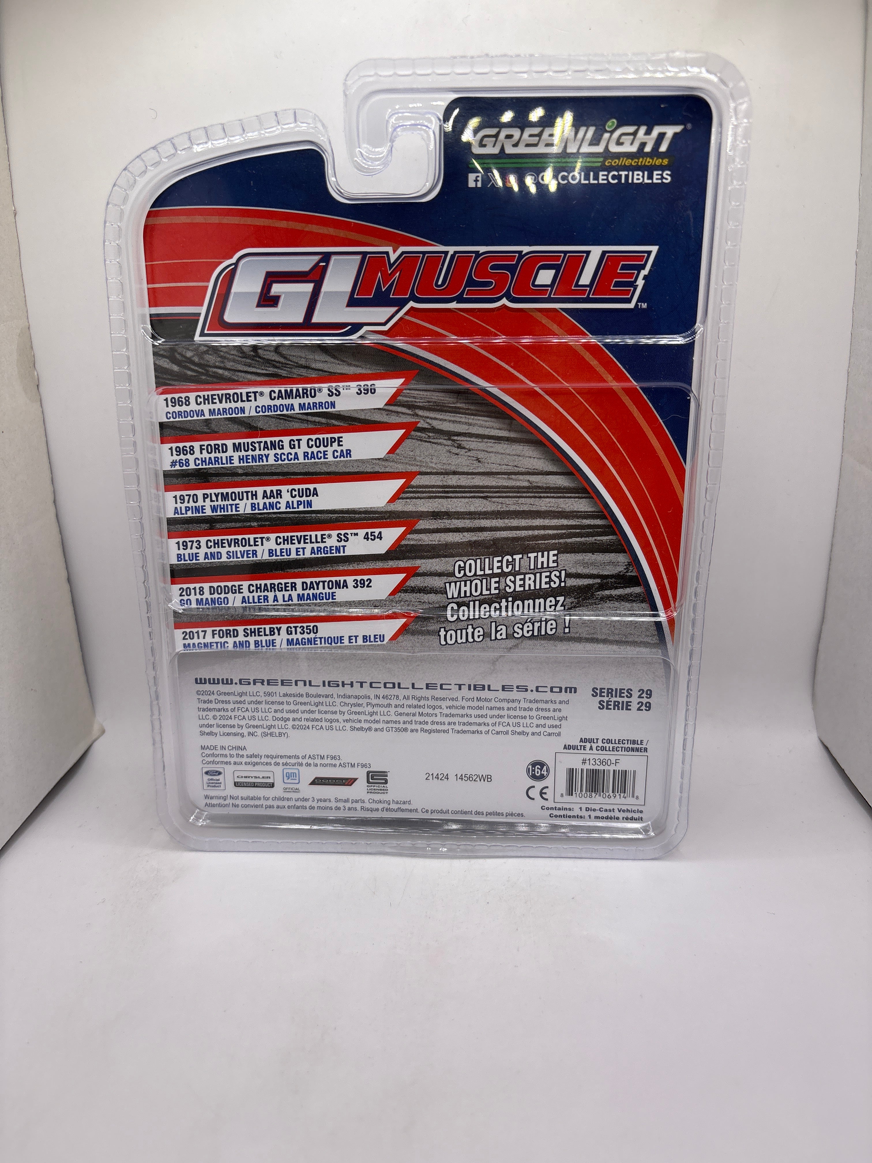 Greenlight 2017 Ford Shelby GT350 Diecast