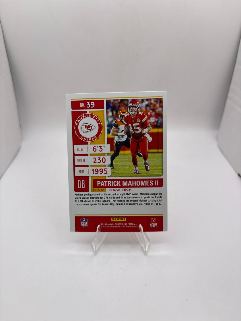 Contenders Patrick Mahomes II